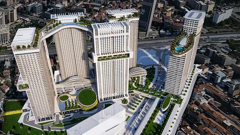 Familiebolig i Sisli med panoramaudsigt over Bosporus