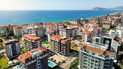 Møblert 1+1 leilighet til salgs i Alanya Kestel