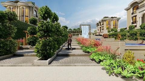 Arkitektonisk betagende villaer i Ekinoba