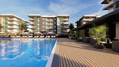 Fantastiske lejligheder i det rolige område i Dosemealti, Antalya