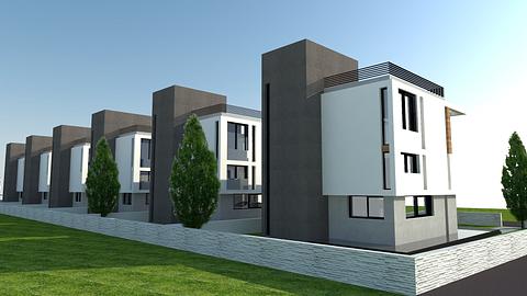 Rummelige villaer ved havet med elegant design i Kyrenia, Cypern