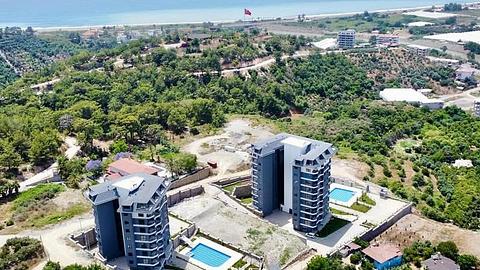 Готова квартира з видом на море на продаж в Аланії Демірташ