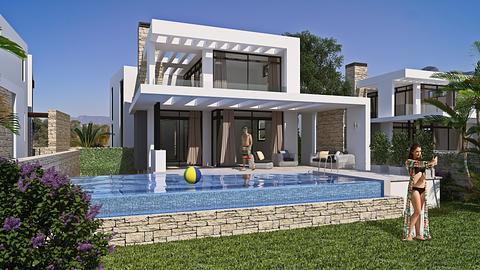 Fantastiske luksusvillaer i Kyrenia, Nordcypern