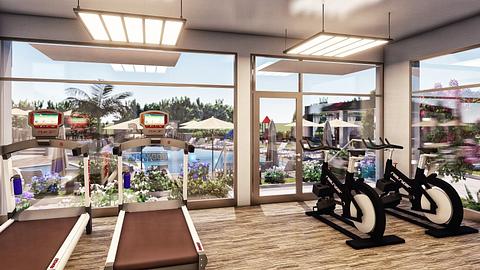 Long Beach, Kıbrıs Adası'nda bulunan modern ikiz kule