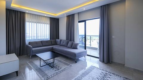 آپارتمان ساحلی یک خوابه در آلانیا کارگیکاک برای فروش با مجوز Airbnb