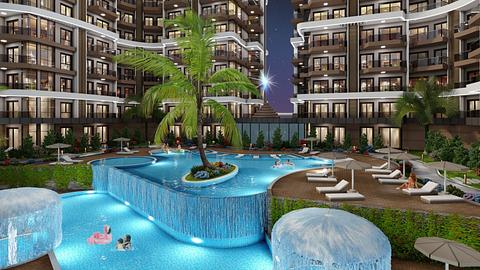 Investere i en 1-3 roms leilighet i Alanya Payallar med statsborgerskap