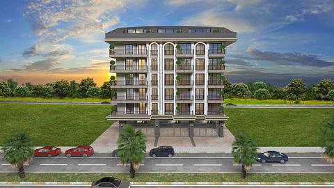 1-værelses Lejlighed til salg i Central Alanya med statsborgerskab