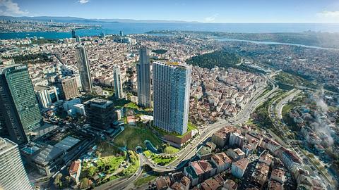 Til salg: 1-2 værelses lejligheder i Istanbul Sisli med havudsigt og statsborgerskab