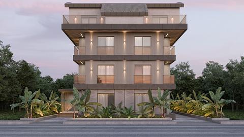 Moderne projekt beliggende i Konyaalti i Antalya