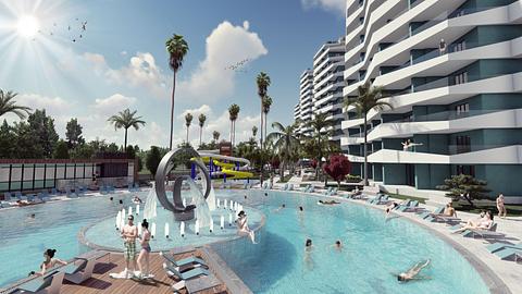 Long Beach bölgesinde lüks konut kompleksi, Kıbrıs
