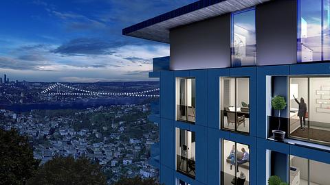 Moderni apartmani u Istanbulu Uskudar s gradskim i morskim pogledima: Na prodaju