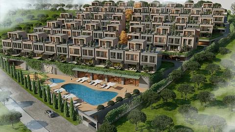Pendik Villa med statsborgerskabsmulighed, 3 eller 4 soveværelser til salg
