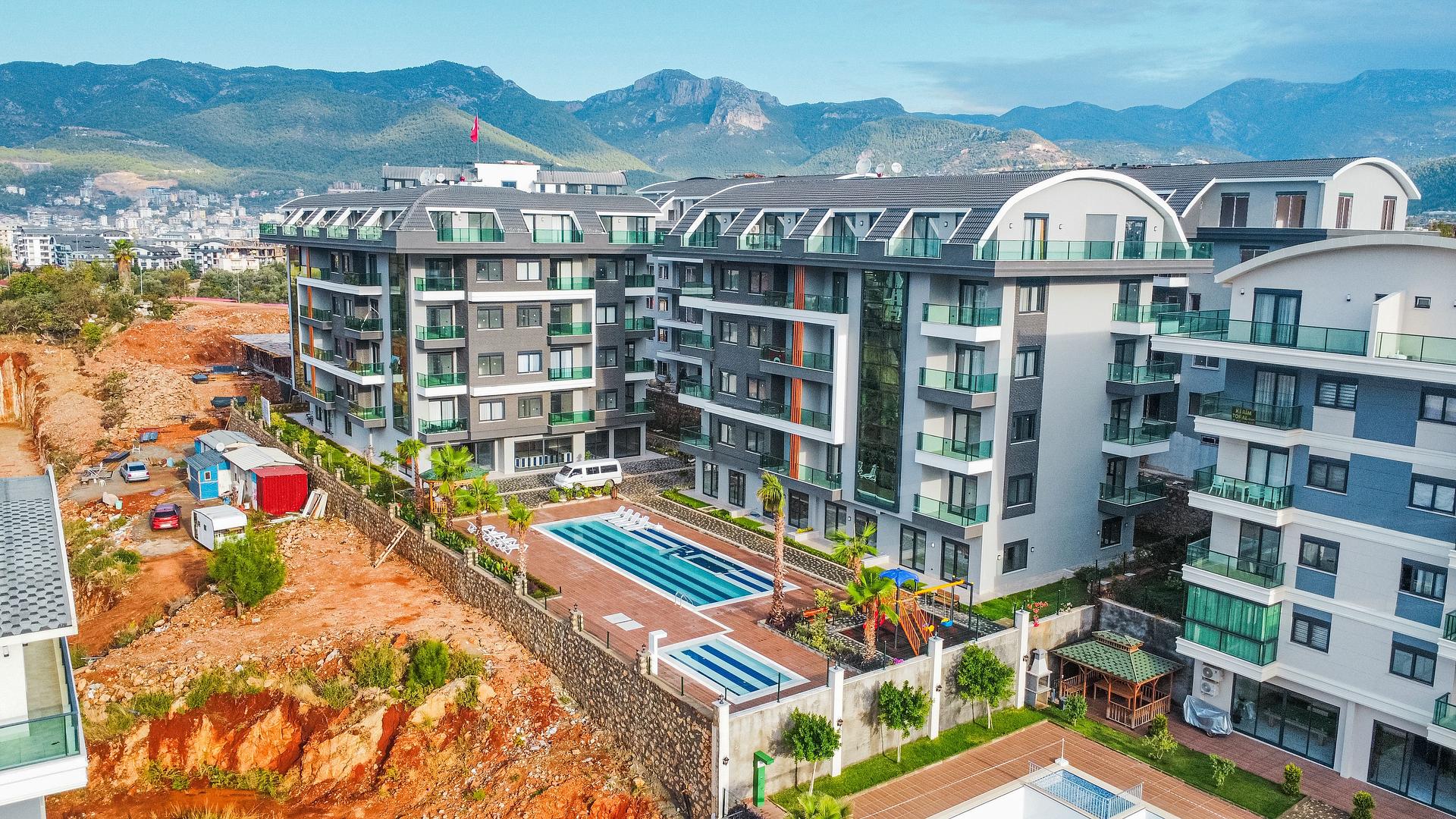 1-Bedroom Apartment for Sale in Oba, Alanya with Pool | Summer Homes