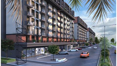 Apartments/Home Offices with Sea View in Kepez, Antalya