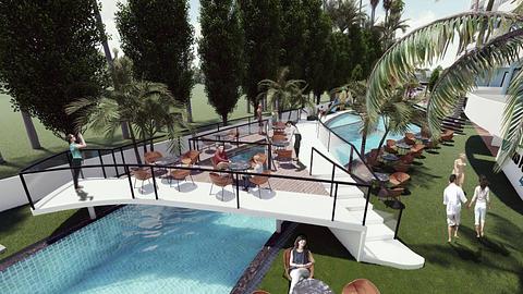 Long Beach, Kıbrıs'ta muhteşem konut kompleksi.