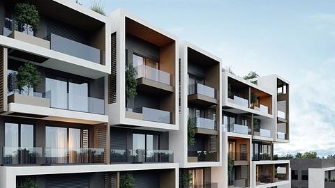 Chikke og stilfulde lejligheder nær lufthavnen i Aksu, Antalya