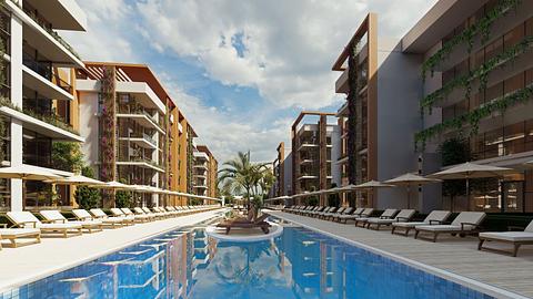 Økonomiske lejligheder i udvikling af Dosemealti, Antalya