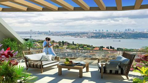 Istanbul Uskudar Apartmani sa 2-7 Spavaćih Soba na Prodaju i Državljanstvo
