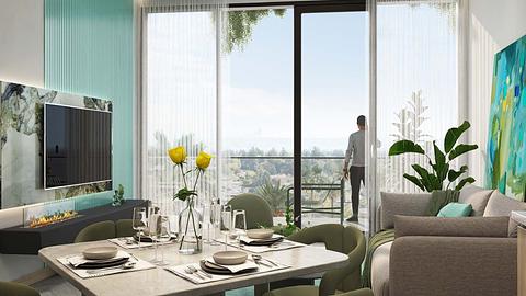 آپارتمان های 2 خوابه در ELO، Damac Hills 2