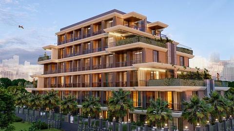 آپارتمان های منحصر به فرد واقع در منطقه مورات پاشا، آنتالیا