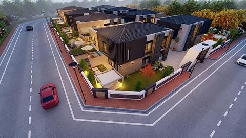 ​​​​​​Arkitektonisk interessante villaer i Dosemealti, Antalya