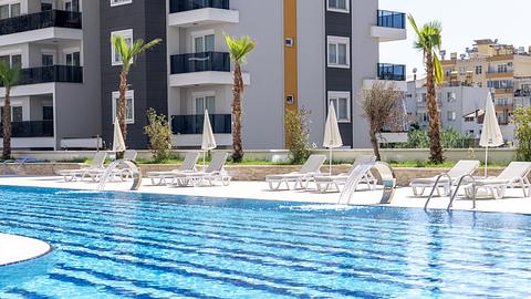 Leilighet til salgs i Mahmutlar, Alanya: 1-3 soverom, nær sjøen