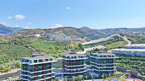 Kjøp 2-roms leilighet i Alanya Kargicak, Antalya med basseng