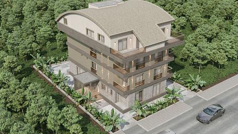 Moderne projekt beliggende i Konyaalti i Antalya