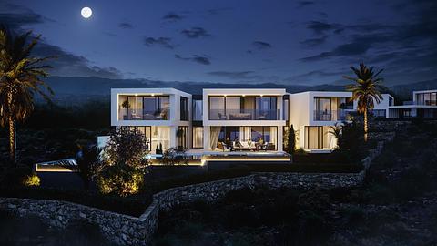 Villaer ved havet i Catalkoy, Kyrenia