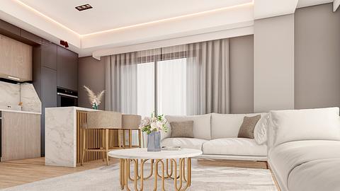 Apartments for Sale in Kağıthane, Istanbul: Options with 1, 2, and 3 Bedrooms Suitable for Citizenship