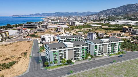 Kargicak Alanya Leiligheter til salgs, 1 og 2 soverom, nær sjøen