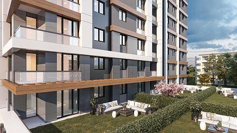 Sea View Apartment for Sale with 2 and 3 Bedrooms in Kucukcekmece, Istanbul