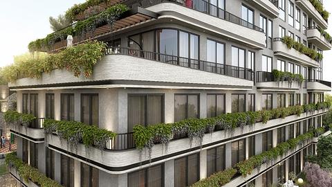 Kupite 1-3 spavaće sobe apartmane u Uskudaru, Istanbul s bazenom i državljanstvom