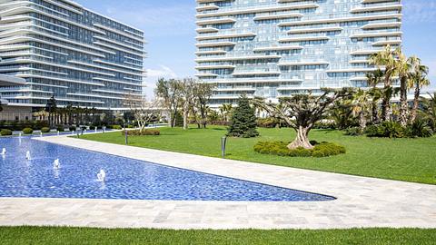 Til salg: Lejligheder i Zeytinburnu Istanbul med indendørs pool og havudsigt, 1-4 værelser