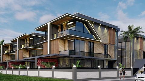 Luxury Villa Complex with Stunning View in Altintas, Antalya