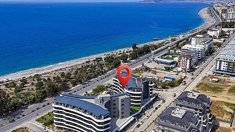 Seafront Luxury 3+1 Duplex for Sale in Kargicak Alanya