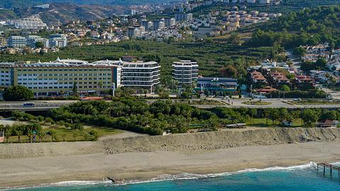 Lejlighed med havudsigt og pool med sikkerhed i Alanya Kargicak, 2 og 3 soveværelser til salg