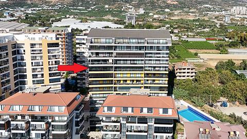 2-værelses lejlighed til salg med pool nær havet i Mahmutlar, Alanya