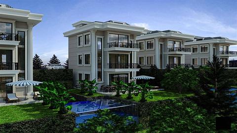 Luksuriøs 4-roms villa som tilbyr statsborgerskap og fantastisk havutsikt i Kestel, Alanya