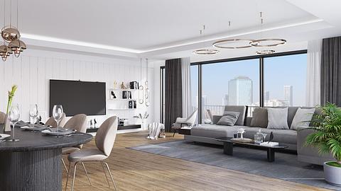 Atasehir Apartments: For Sale, 1-5 Bedrooms, Residence Permit