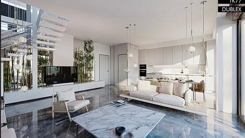 Perfekte lejligheder i investeringsdistriktet i Aksu, Antalya