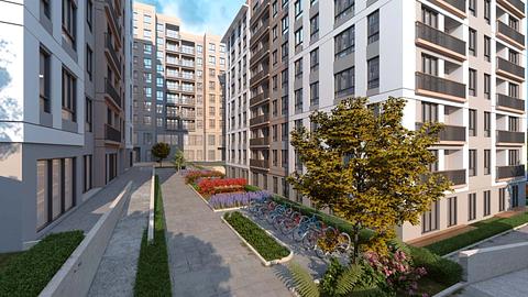 Moderne stilfulde lejligheder til salg i Beylikduzu Istanbul