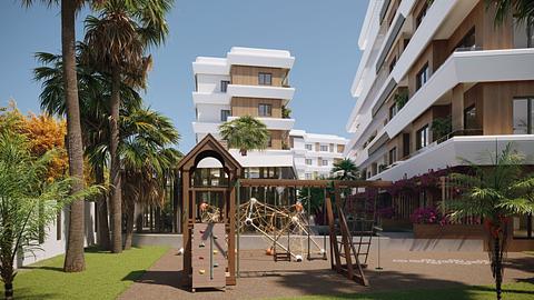 Chikke og stilfulde lejligheder beliggende i Aksu, Antalya