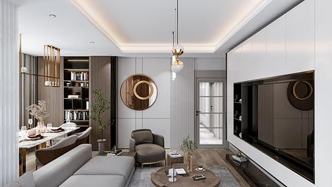 Sea View Apartment for Sale with 2 and 3 Bedrooms in Kucukcekmece, Istanbul