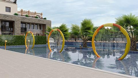 Perfekte lejligheder i investeringsdistriktet i Aksu, Antalya