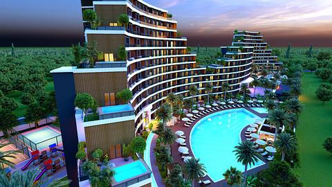 Opplev et luksuriøst opphold med overdådige leiligheter i Aksu, Antalya