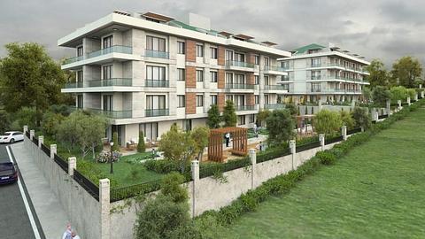 Til salg: 1-5 værelses lejligheder i Buyukcekmece, Istanbul med statsborgerskab og havudsigt