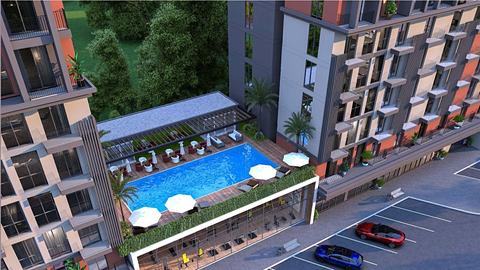 Apartments/Home Offices with Sea View in Kepez, Antalya