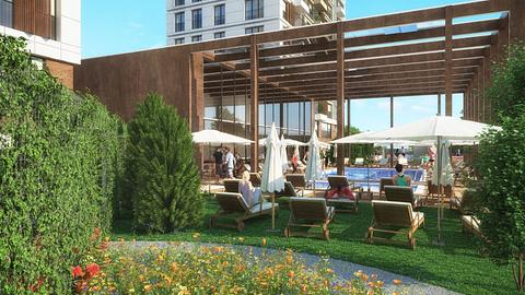 City Center Apartment in Kartal, Istanbul with 3-4 Bedrooms and Sea View