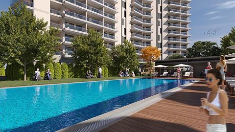 Køb din drømmelejlighed med opholdstilladelse i Maltepe, 1,5 km fra byens centrum